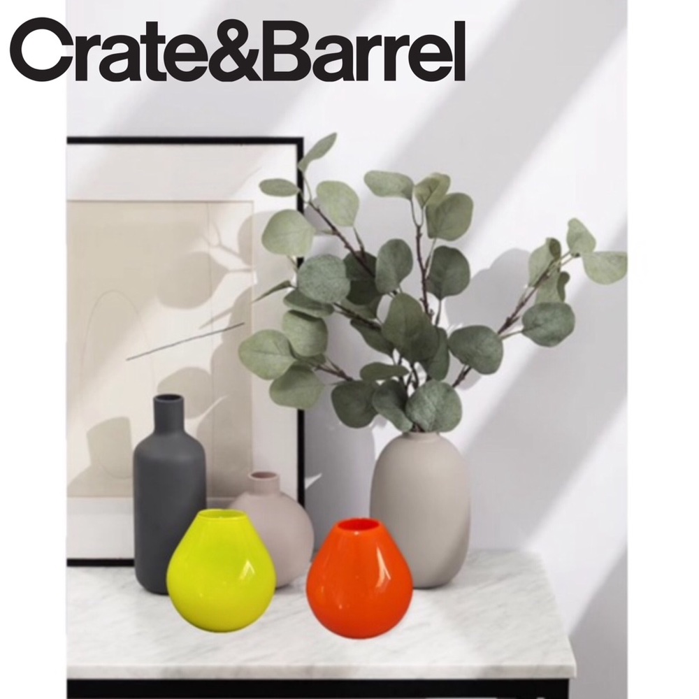 Crate & Barrel Table Bud Vases